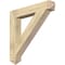 Ekena Millwork Traditional Arts & Crafts Rough Sawn Bracket, Douglas Fir, 6"W x 40"D x 40"H BKT06X40X40TRA03RDF - alternate 1